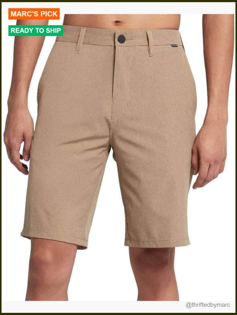 Quick-Dry Stretch Board Shorts 20" Length for Swimming Comfort